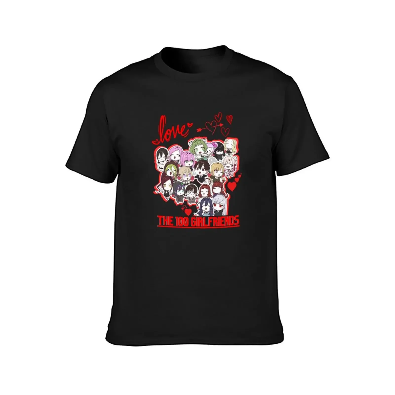 100 Girlfriends Who Really Love You , kimi no Koto ga Daidaidaidaidaisuki: , anime arth T-Shirt anime stuff t shirt men