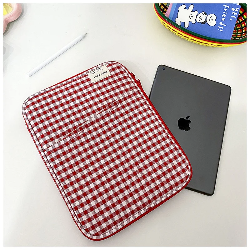 Korea Laptop Tablet Sleeve Bag for Mac 13.3 IPad Pro 12.9 9.7 10.5 10.2 Air 4 5 Xiaomi Pad 5 ASUS Ipad Inner Pouch 11 13 14 Inch