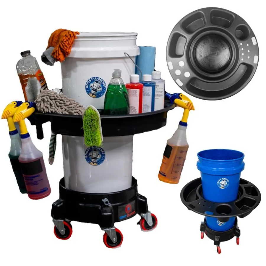 

5 Gallon Car Wash et Organ Car DeilinCad - Cart Holds Spray Bottles o Cleaninps and Car Washins and cessories - ets and Dolly S