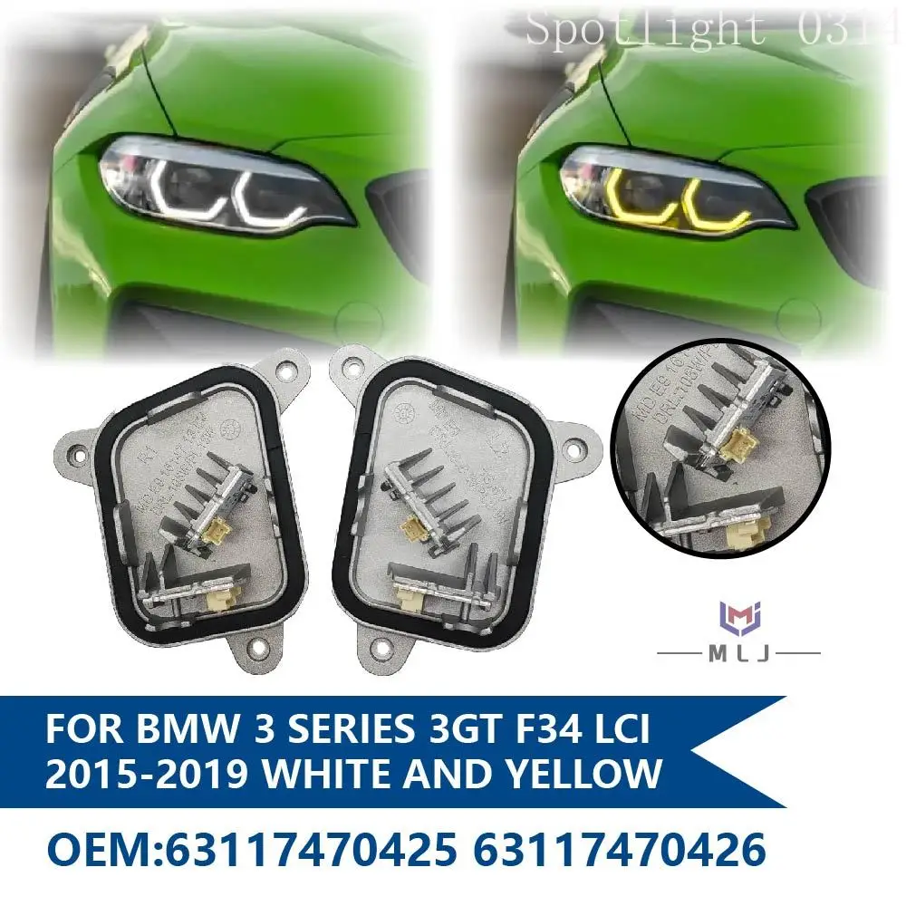 

Light Source Module 63117470425 63117470426 For BMW 3 Series F34 3GT 2015-2019 LED Headlight DRL Angel Eye Car Accessories