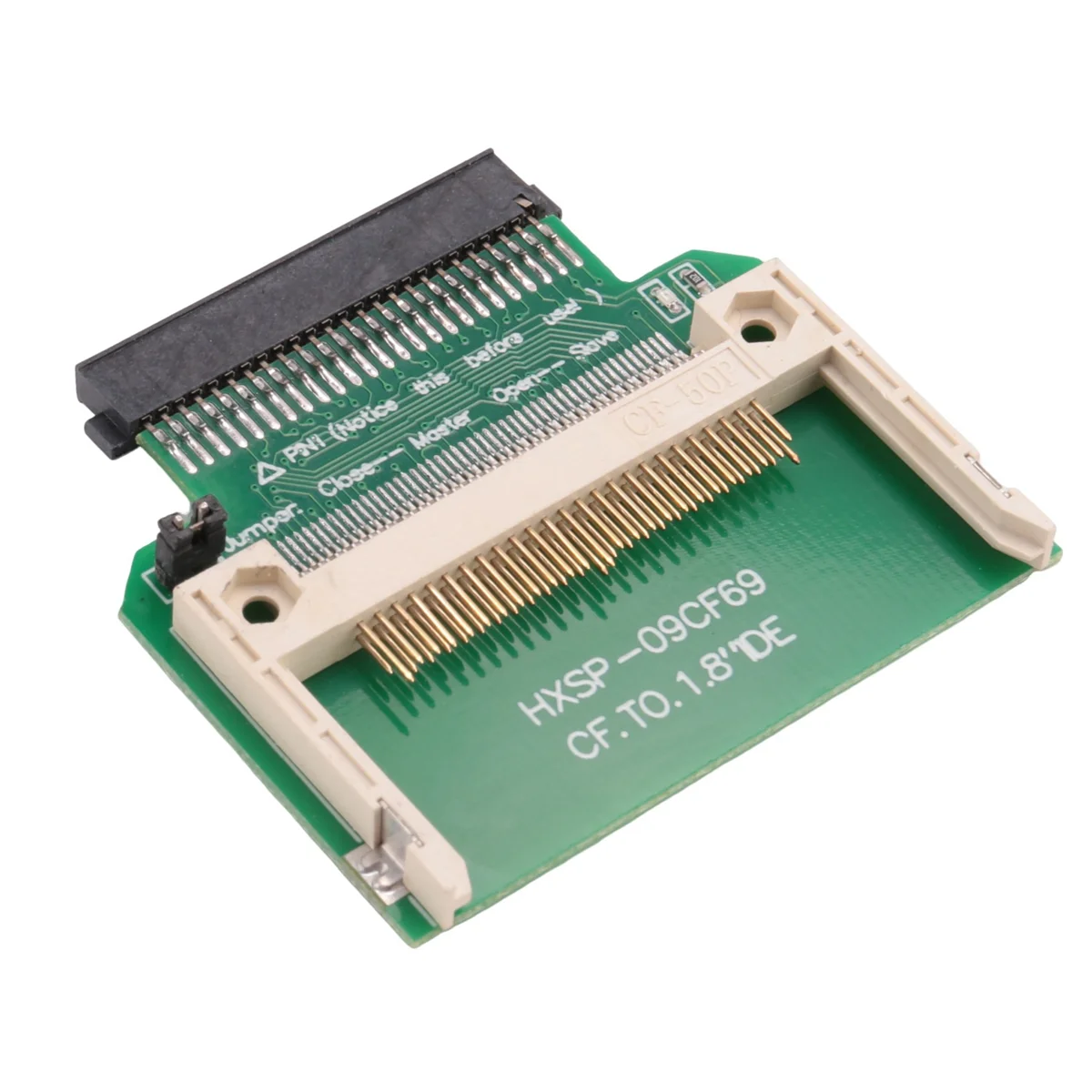 A06M- Merory Card Compact Flash To 50Pin 1.8" Ide Hard Drive Ssd Adapter