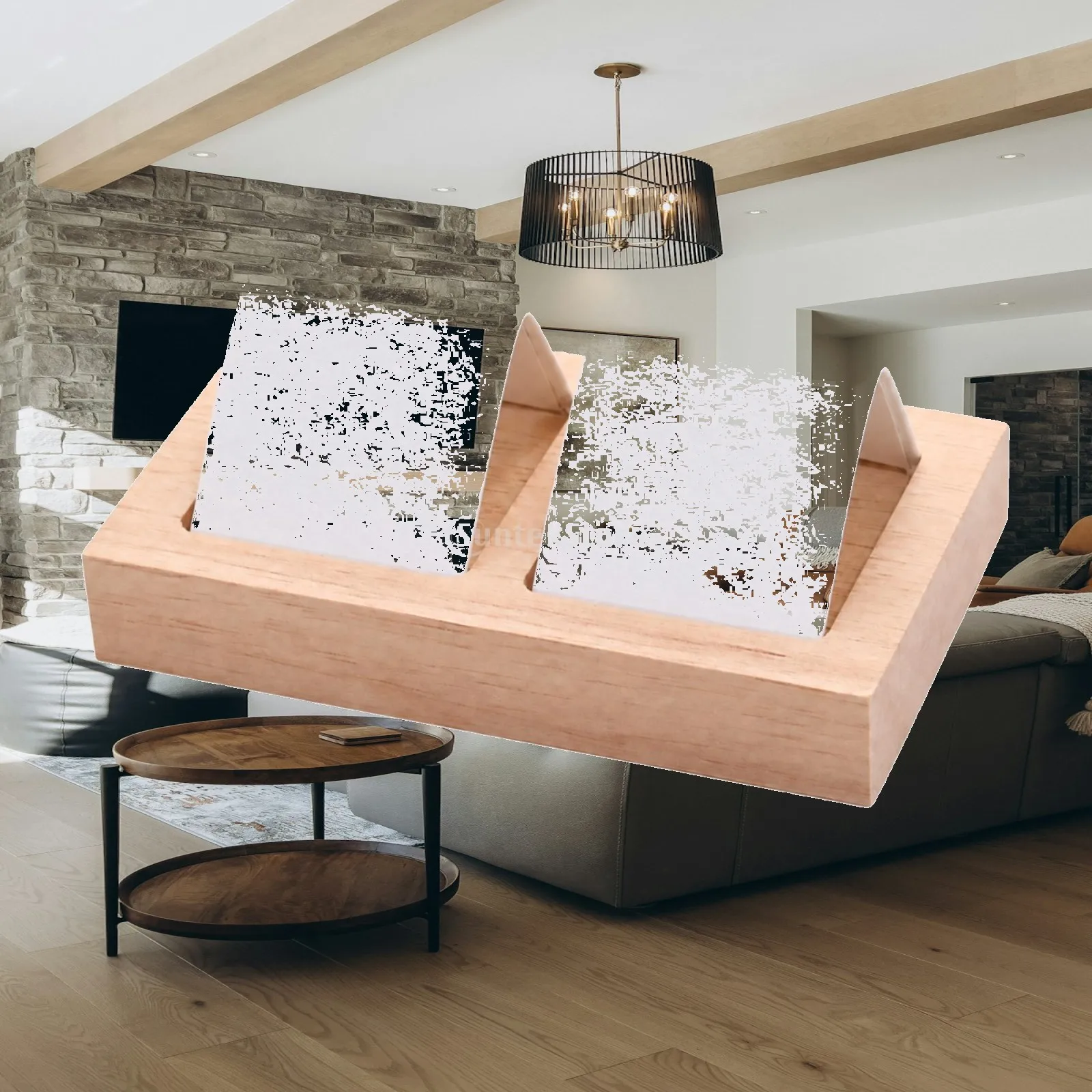 Jewelry Display Stand Minimalist Countertop Jewelry Stand Safeguarding PU Leather for Retail Boutique, Shop Counter