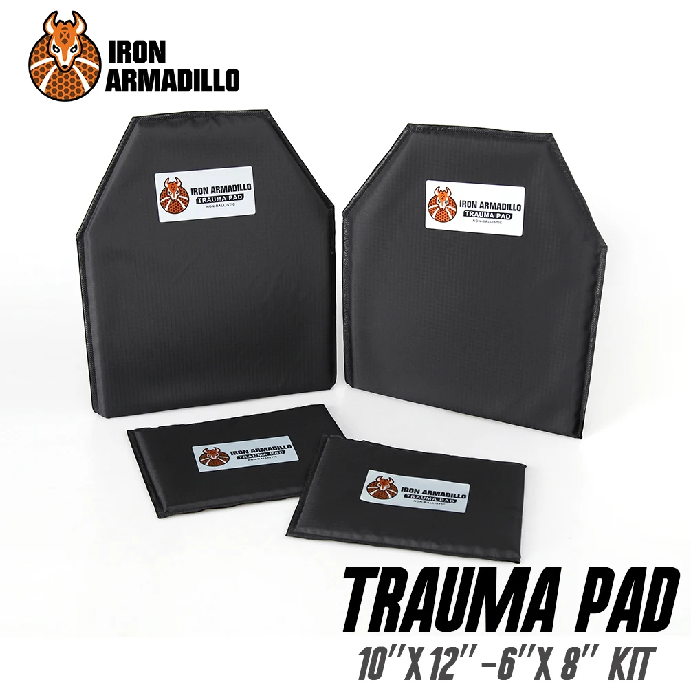 iron armadillo armor blunt force trauma pad nao balistico 10 x12 x kit nao a prova de balas 01