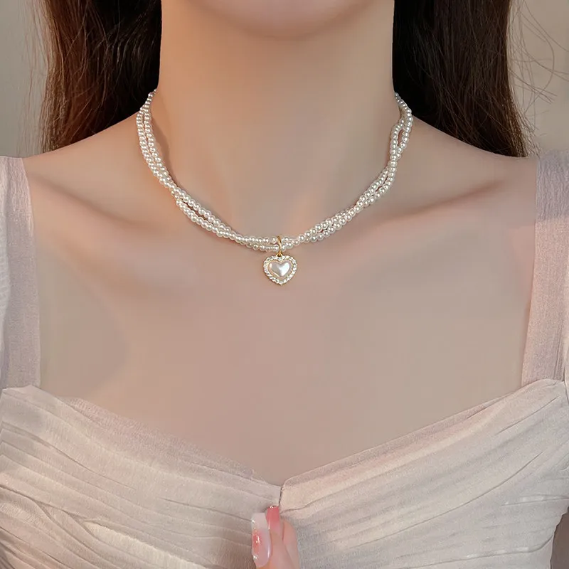 ruth-well-double-layered-heart-shaped-necklace-for-women-luxury-clavicle-chain-fashionable-layering-jewelry