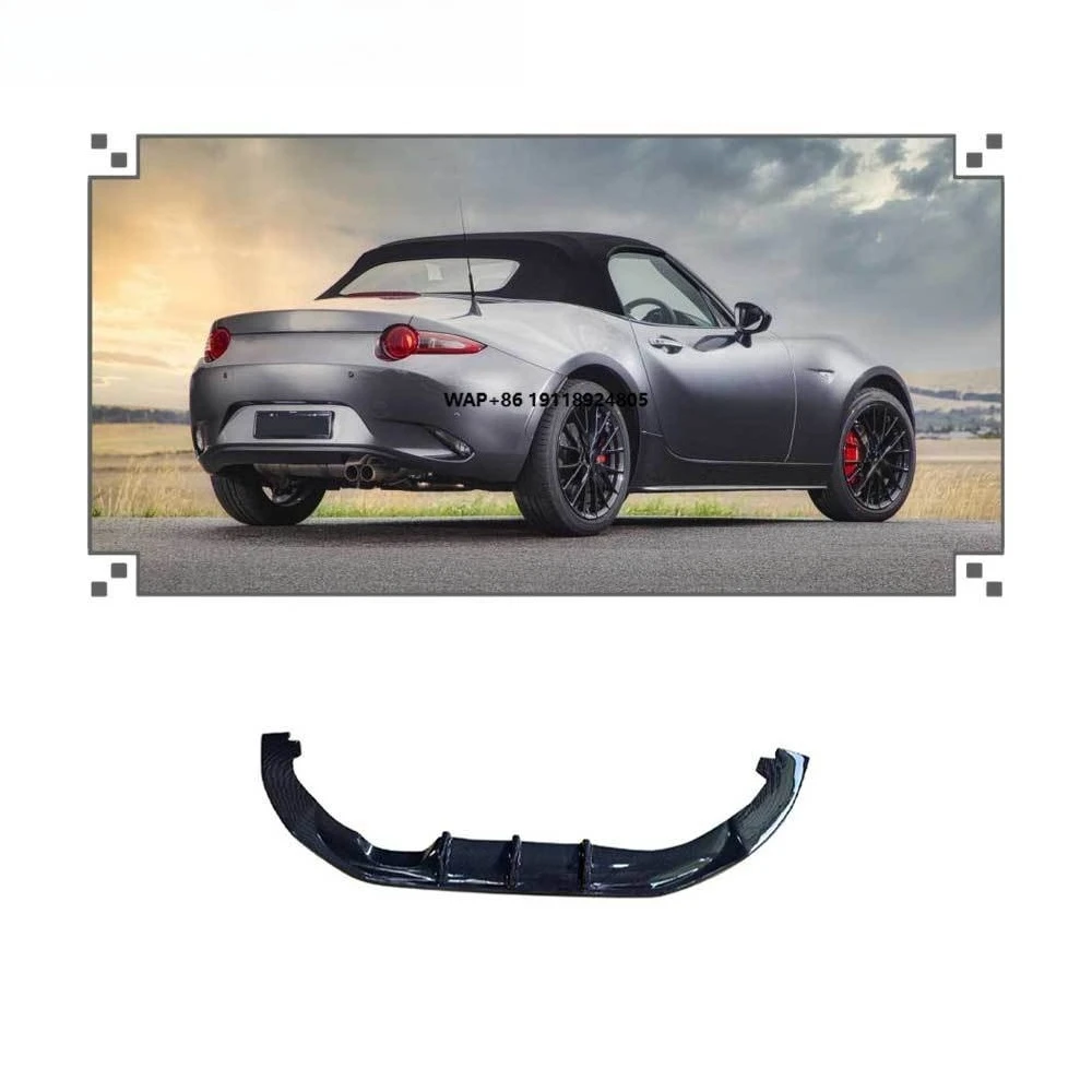 

Factory OEM ODM Fitment Guaranteed Carbon Fits MX5 MX-5 Miata ND Convertible Rear Bumper Diffuser Spoiler 2023
