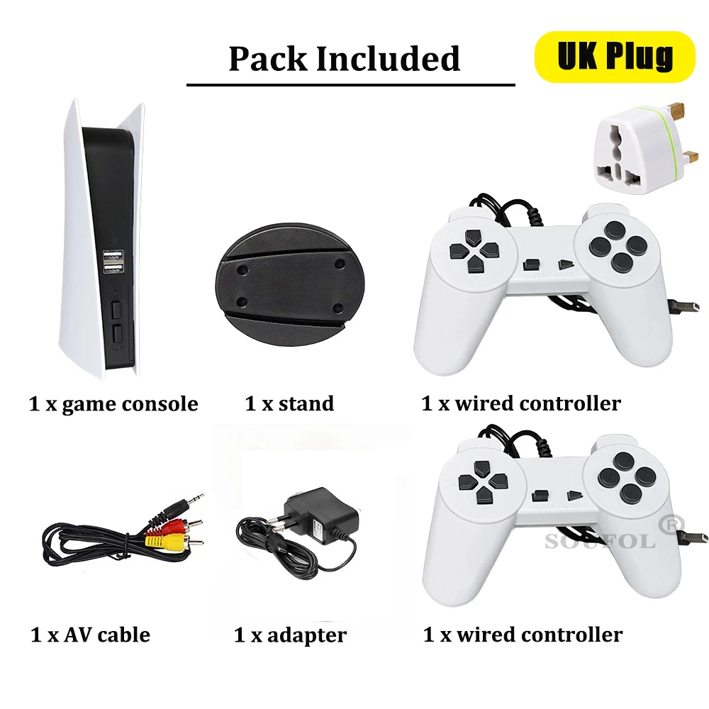 محطة ألعاب 5 USB السلكية لعبة فيديو وحدة التحكم مع 200 الألعاب الكلاسيكية الطفل 8 بت TV Consola ريترو يده الألعاب لاعب AV الإخراج