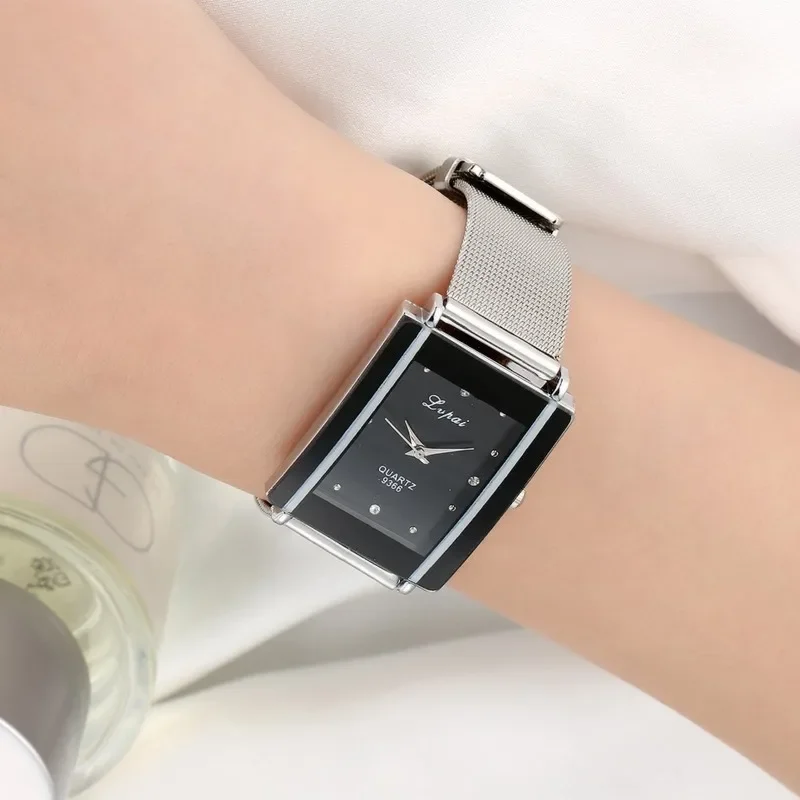 Rectangle Simple Square Women Watches Luxury Brand Watches Women Quartz Wristwatch Clock Ladies Dress Gift Watches 2023