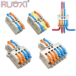 Quick wiring Cable Mini Connector, Universal compact distributor, 10/30/50pcs home wiring, one push home terminal block.