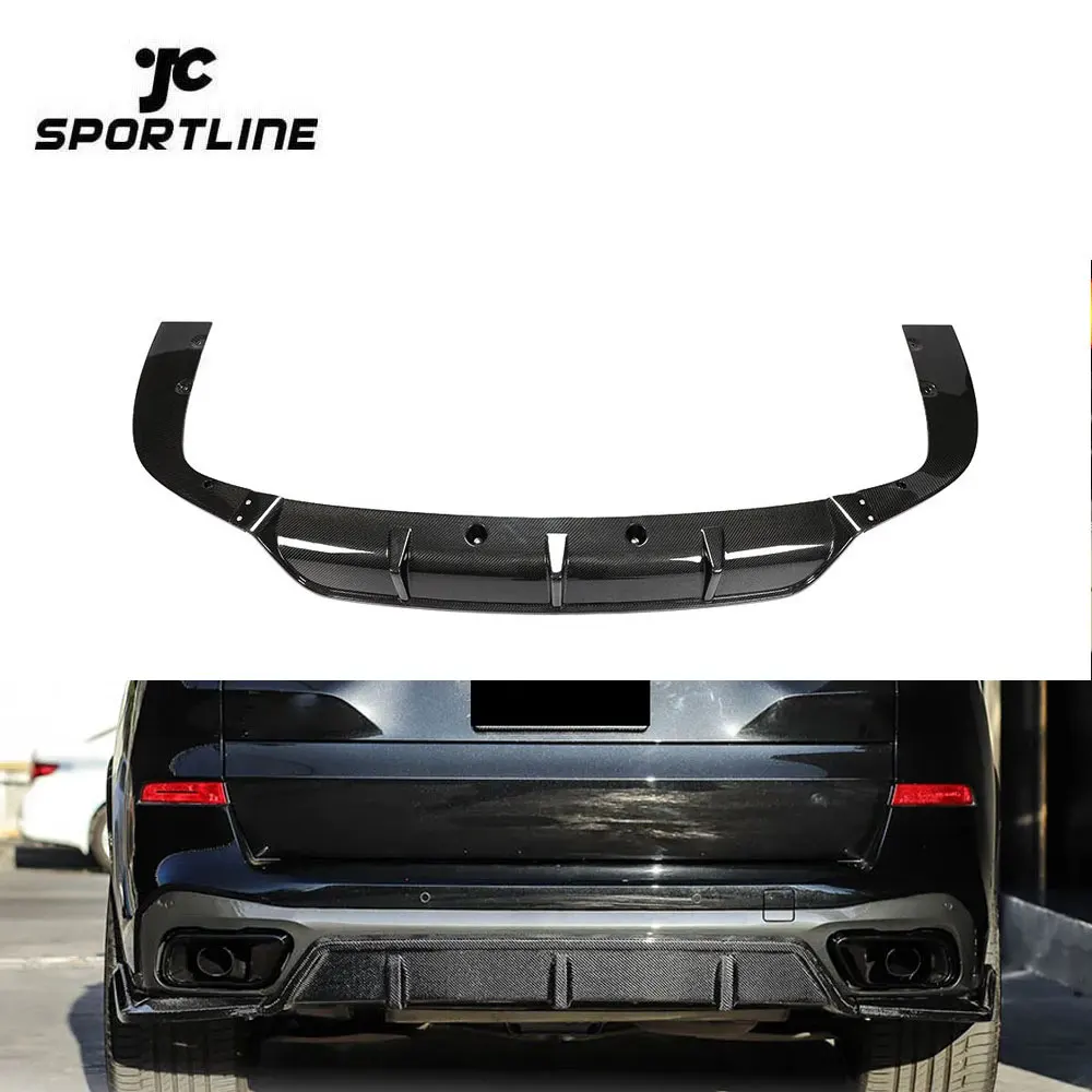 JCSPORTLINE G05 M Sport Carbon Rear Diffuser For BMW X5 G05 M Sport Sport Utility 4-Door 2019