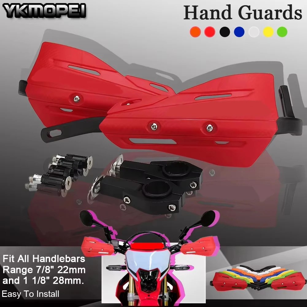 オートバイ22ミリメートル28ミリメートルハンドガードハンドガードプロテクターktm kayo sx sxf klx kx kxf yz yzf cr crf rmzダートバイクエンデューロsupermoto