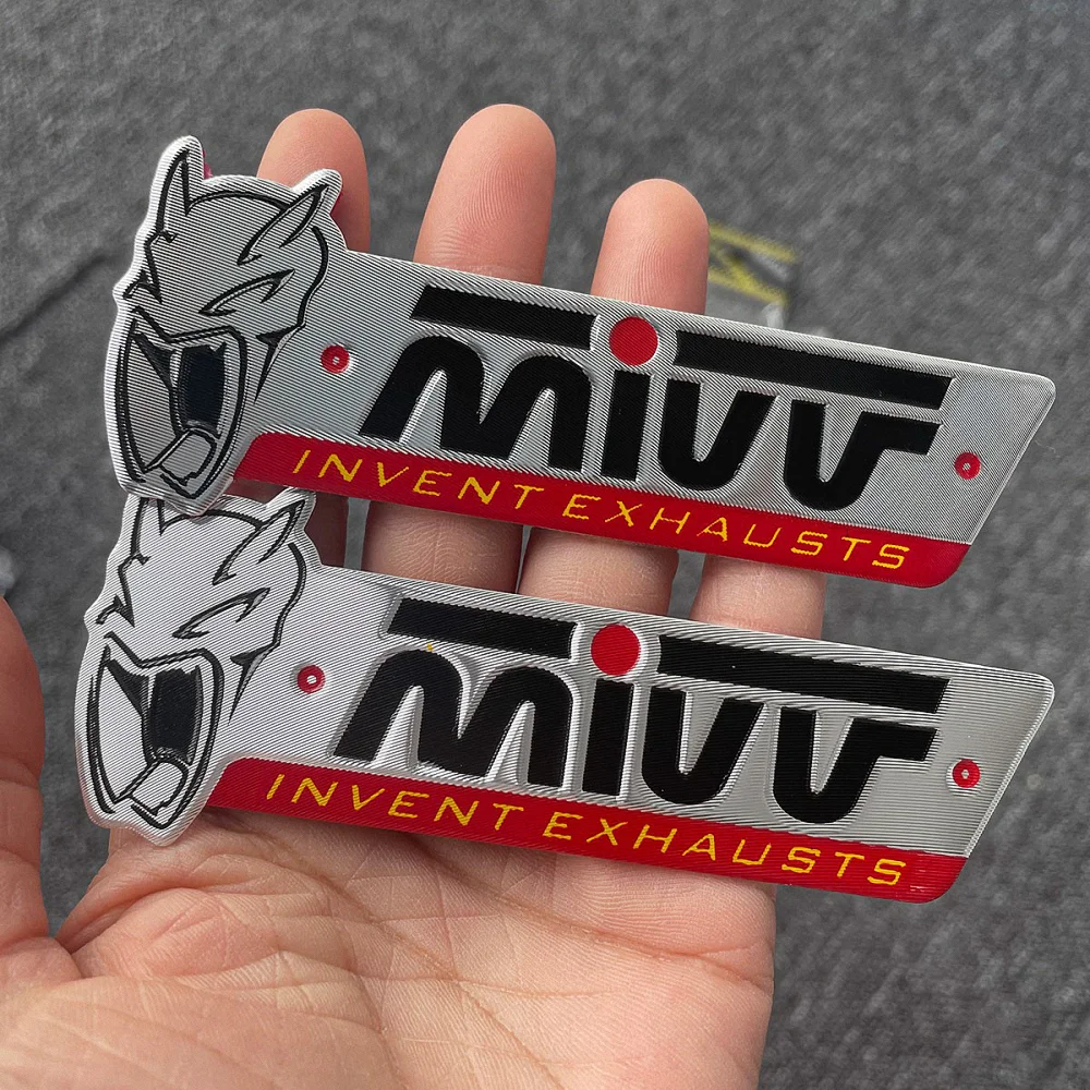 For MIVV Exhaust Sticker Escape Pipe Decal Motorcycle Accessories KTM Aprilia Yamaha Kawasaki Honda CFMOTO Ducati Suzuki Benelli