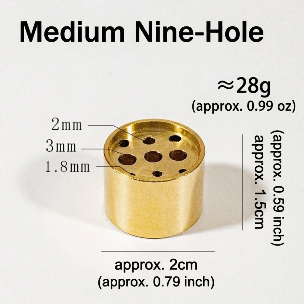 9 Holes Incense Holder Compact Ornament Fragrance Incense Stick Plate Vintage Versatile Mini Vase Meditation