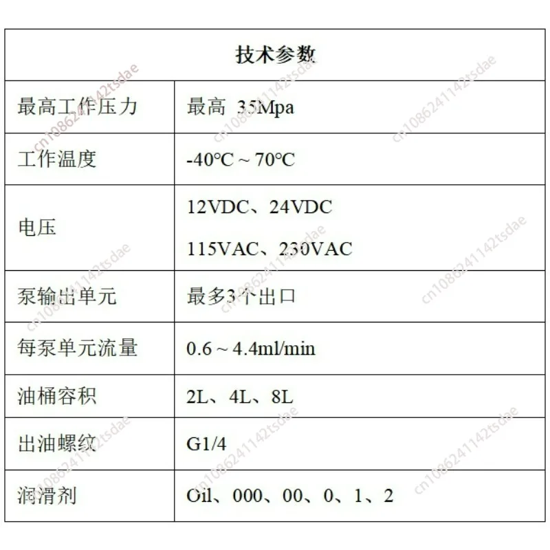 Electric Grease Pump Automatic Centralized Dry Oil Lubrication Pump For Machinery Grease Filling