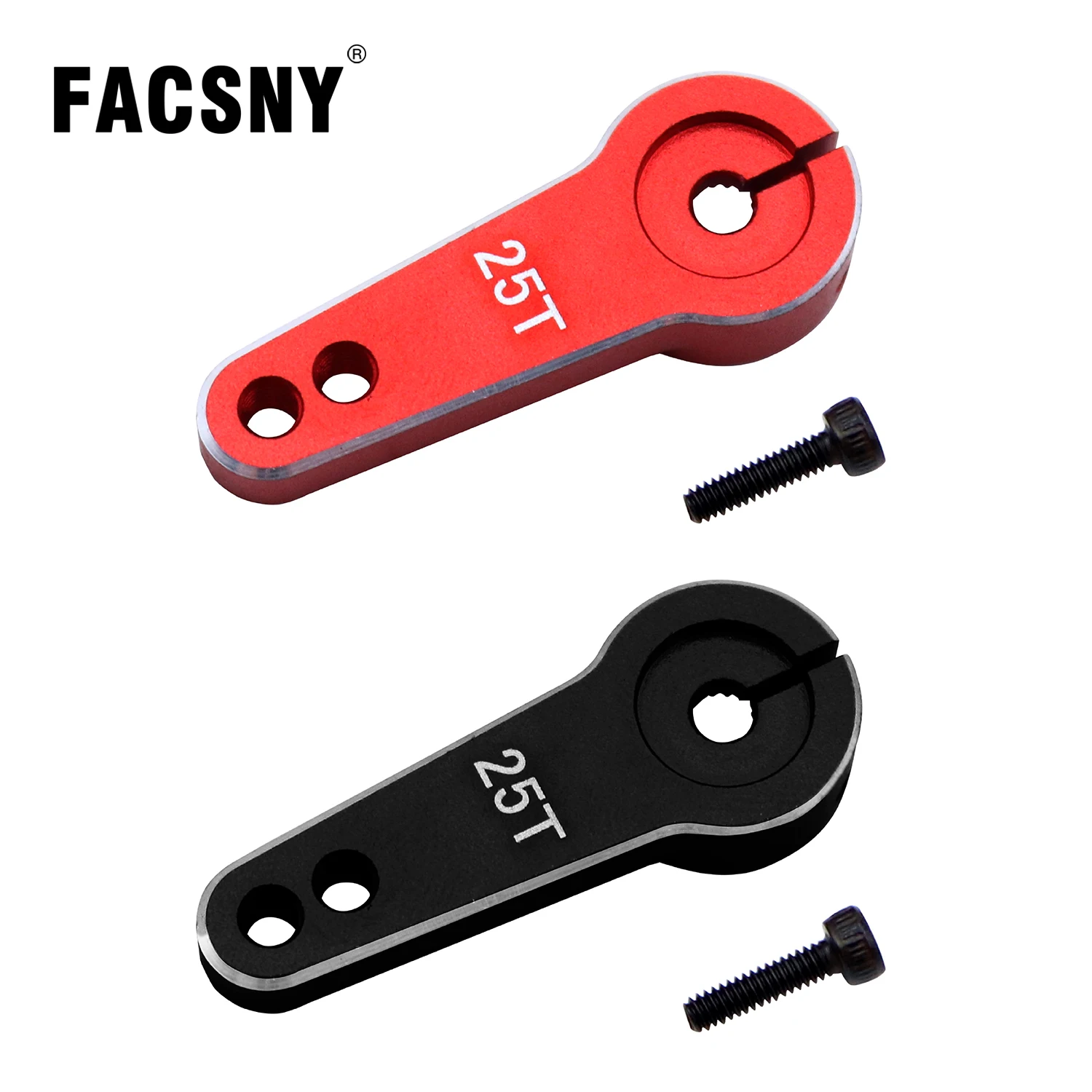 20mm 24mm Metal RC 25t Tooth Steering Servo Arm Horn For 1/10 Rc Crawler Car Scx10 Axial Trx4 Trx6 D90 Rgt Rc Car Parts