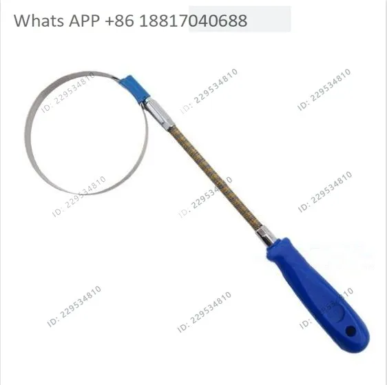 Stainless steel throat hoop screwdriver, pipe card wrench, flexible shaft throat hoop batch 7mm