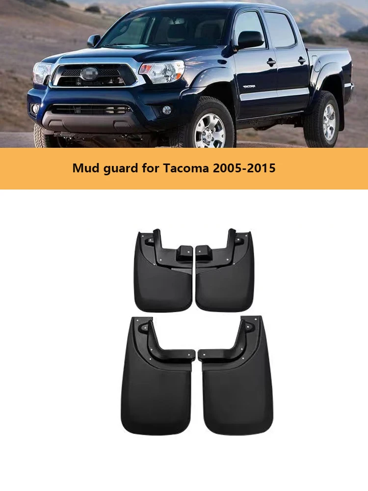 

Car Mud Flaps For Toyota Tacoma 2005-2023 year Splash Guards Mudguards Mudflap Car Accessories