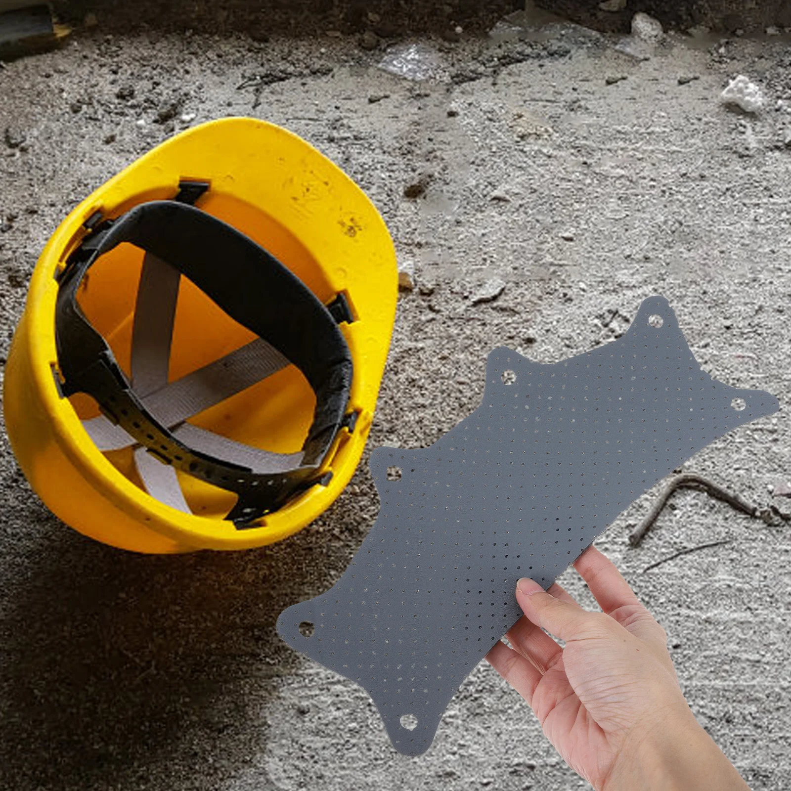 Fodera lavabile che assorbe il sudore da 3 pezzi per la sicurezza Accessori riutilizzabili per elmetto protettivo Fasce per il sudore Cuscinetti per cappelli da lavoro di ricambio