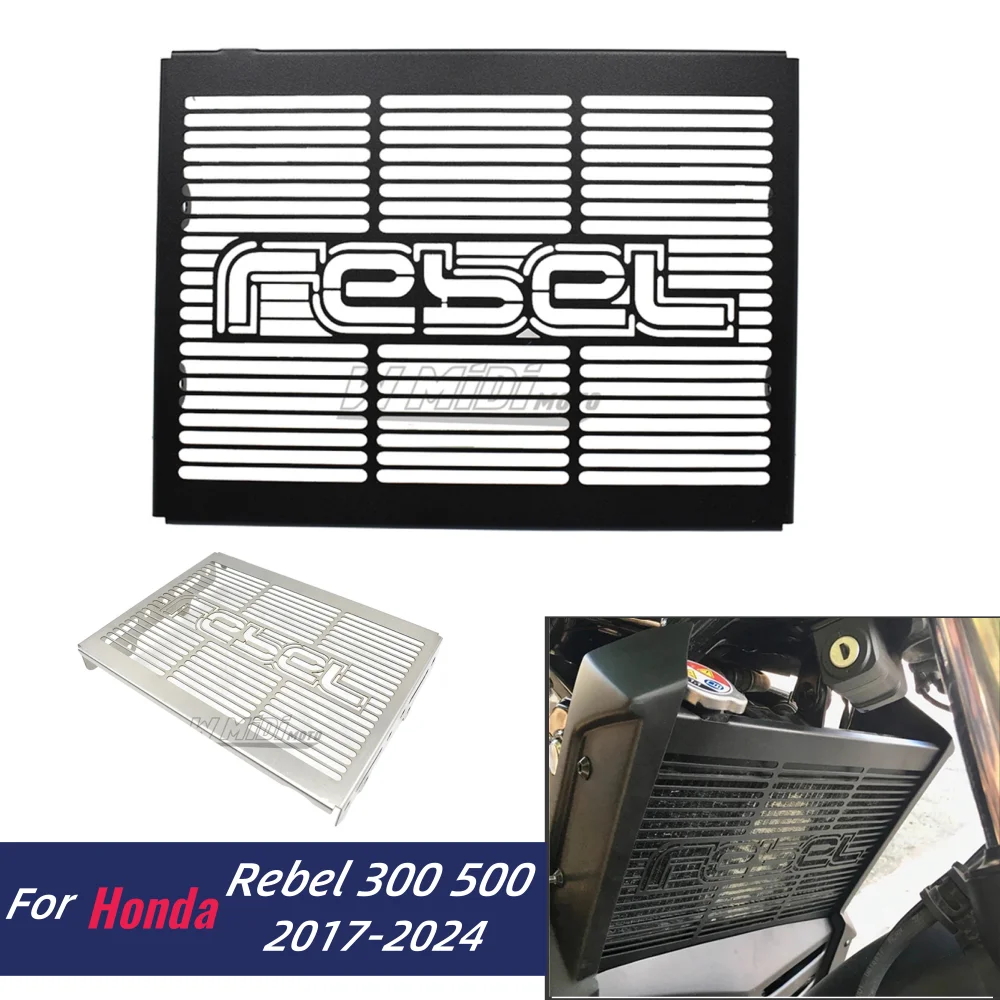 

CMX300 CMX500 Radiator Grill Guard Cover For Honda Rebel CM CMX 300 500 2017-2024 Motorcycle Engine Cooler Protector Accessories
