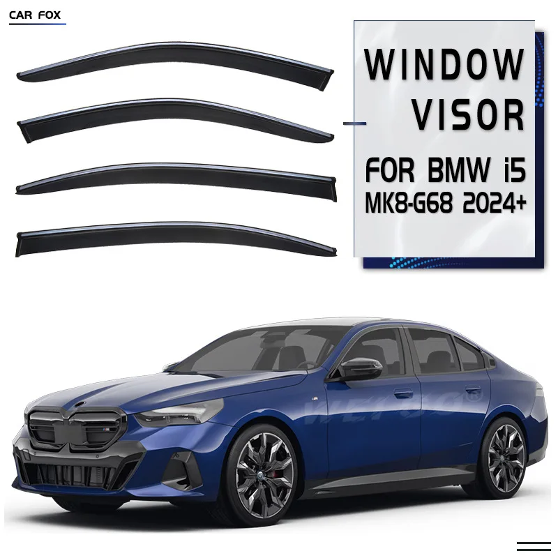 

Для BMW i5 G68 2024+ Дефлекторы окон, навесы-козырьки, защита от дождя и солнца для боковых окон, автоаксессуары