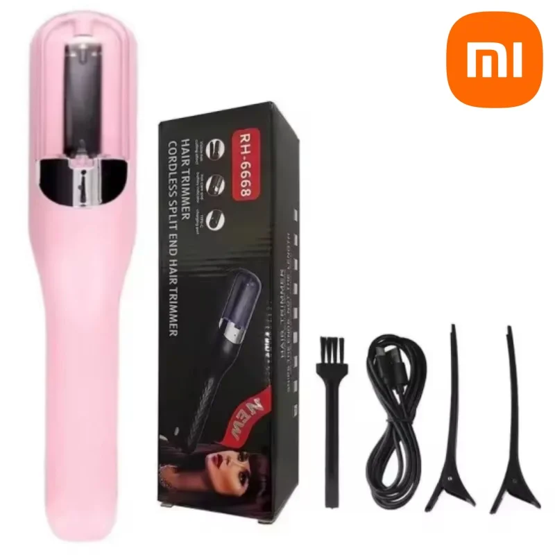 Xiaomi 1Pc Automatic Electric Hair Clipper, 2 in 1 Hair Edge Control Multi-functional Type C Rechargeable Hair Split End Clipper