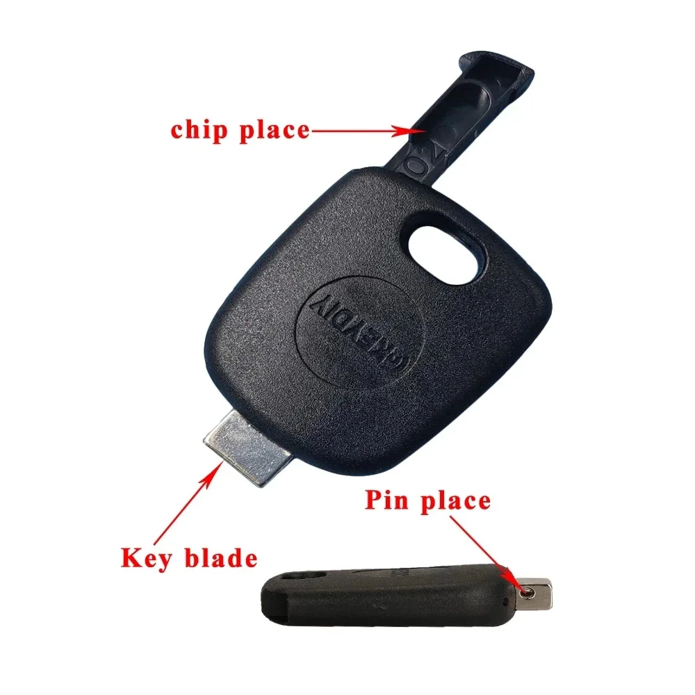 KEYDIY casing Chip Transponder cangkang Fob kunci mobil Universal untuk KEYDIY untuk bilah kunci KD dimodifikasi pegangan kunci multifungsi