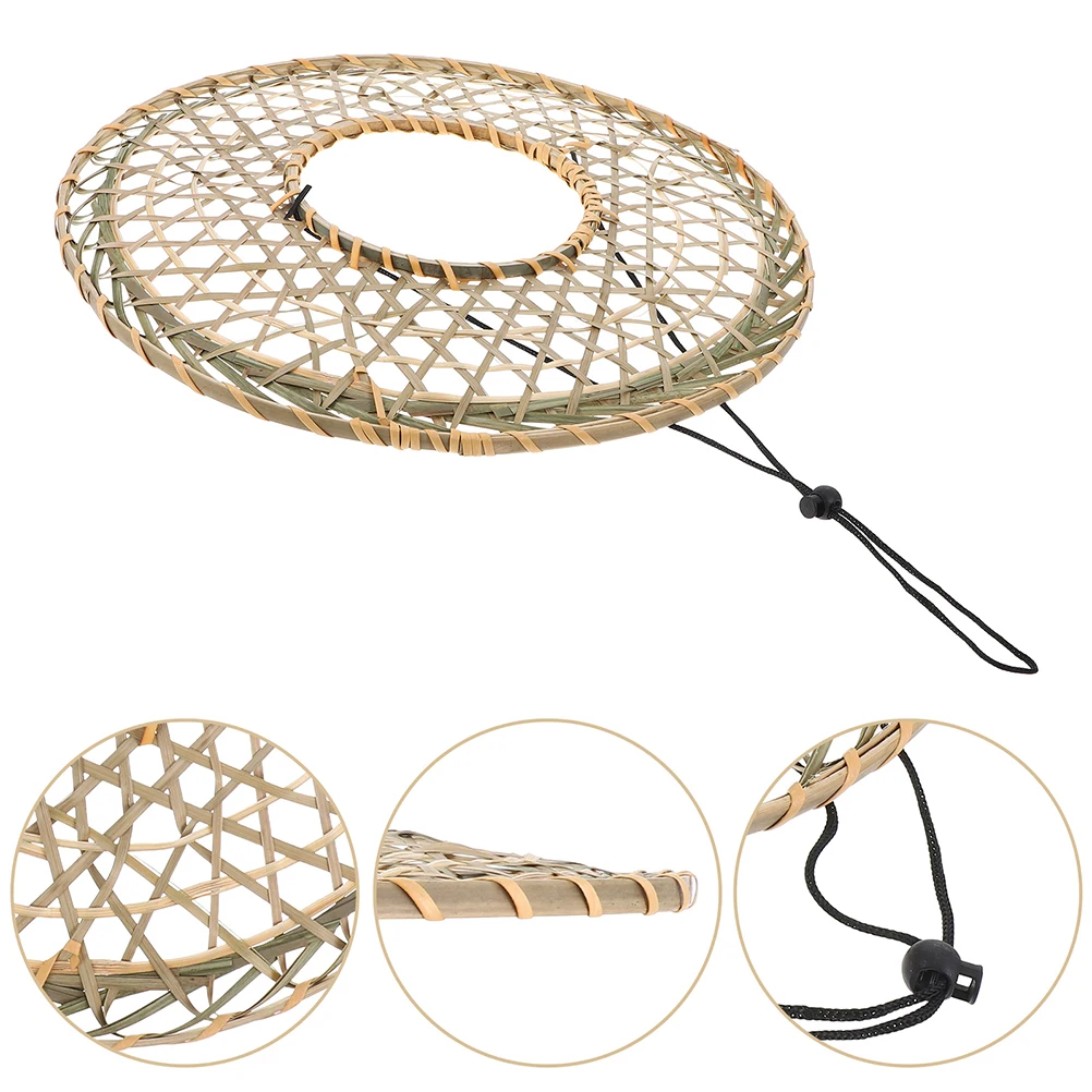 

Bamboo Weaving Hat Straw Cone Sunhat Men Women Summer Beach Party Samurai Ninja Costume Decor Traditional Film Props Rice Hat