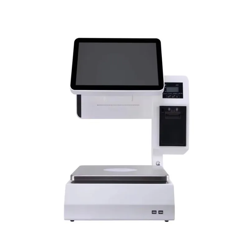 Retail J900 I3 I5 CPU 15.6 11.6 Inch Dual Touch Screen Pos Cashier Register Electronic Point of Sale Weighing Scale