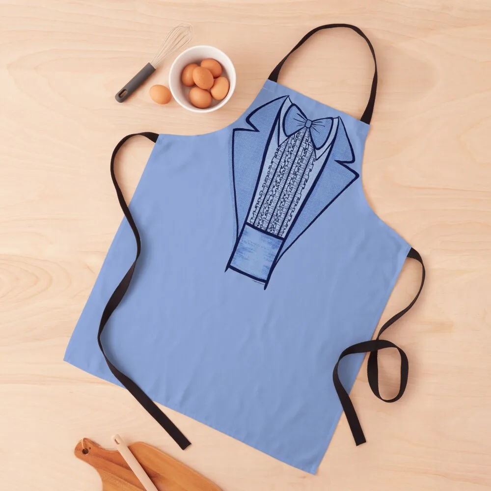 

Lloyd and Harry - Harry's Light Blue Dumb and Dumber Funny Tuxedo Tee Shirt Apron esthetician Kitchen Women Kitchen Apron