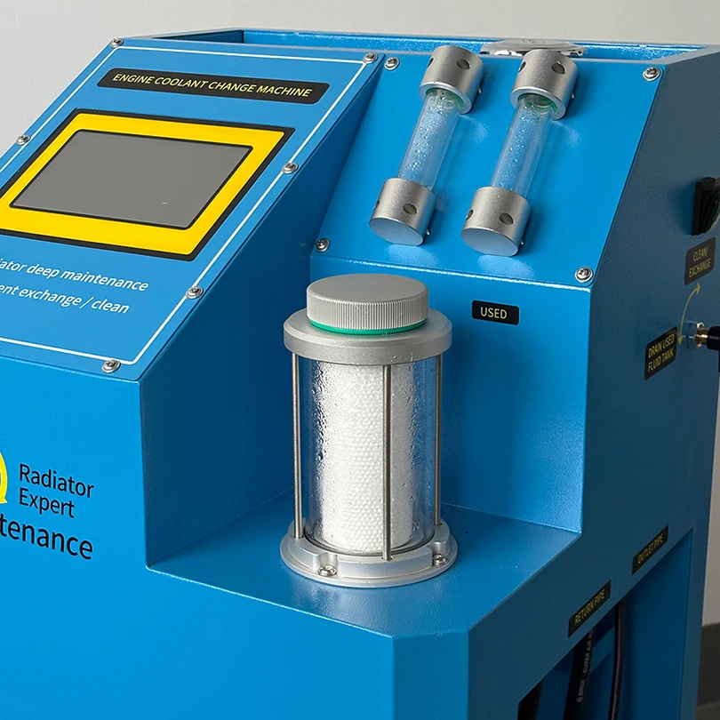 آلة تنظيف وتبديل سائل تبريد ال - مراجعة Coolant Flush Machine وسعره