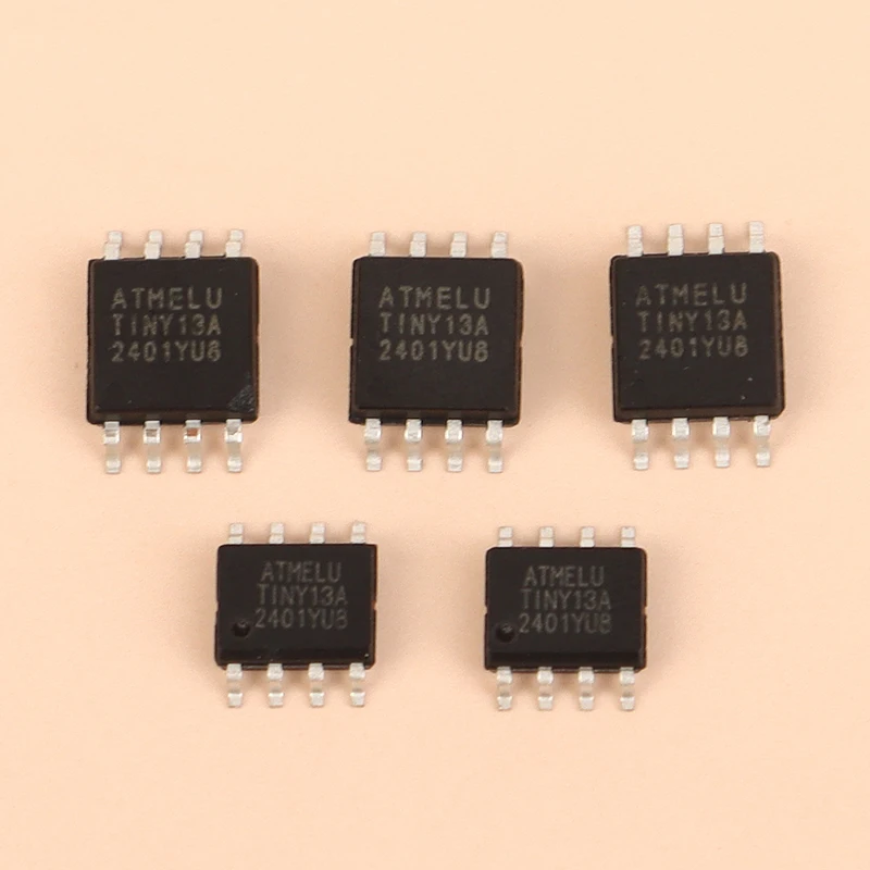 

5PCS 100% New ATTINY13A-SU ATTINY13A-SSU Black Microcontroller IC Chip SOP-8 Chipset