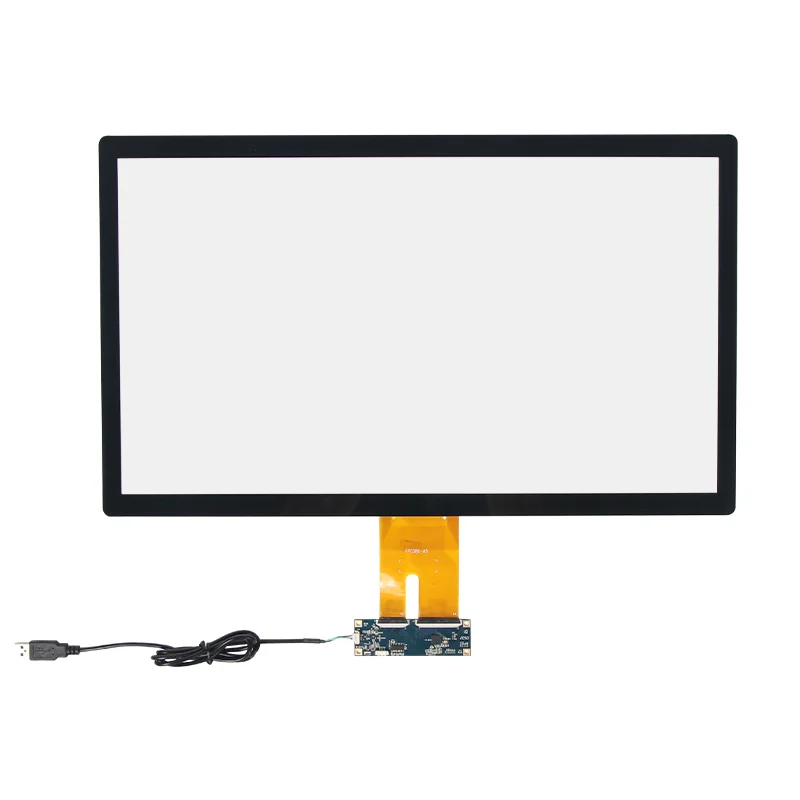 Wholesale 7 10.1 12.3 15.6 17.3/18.5/19.5/21.5/23.6/23.8/27/32/43/49/55 Inch Custom PCAP Capacitive Touch Screen Panel