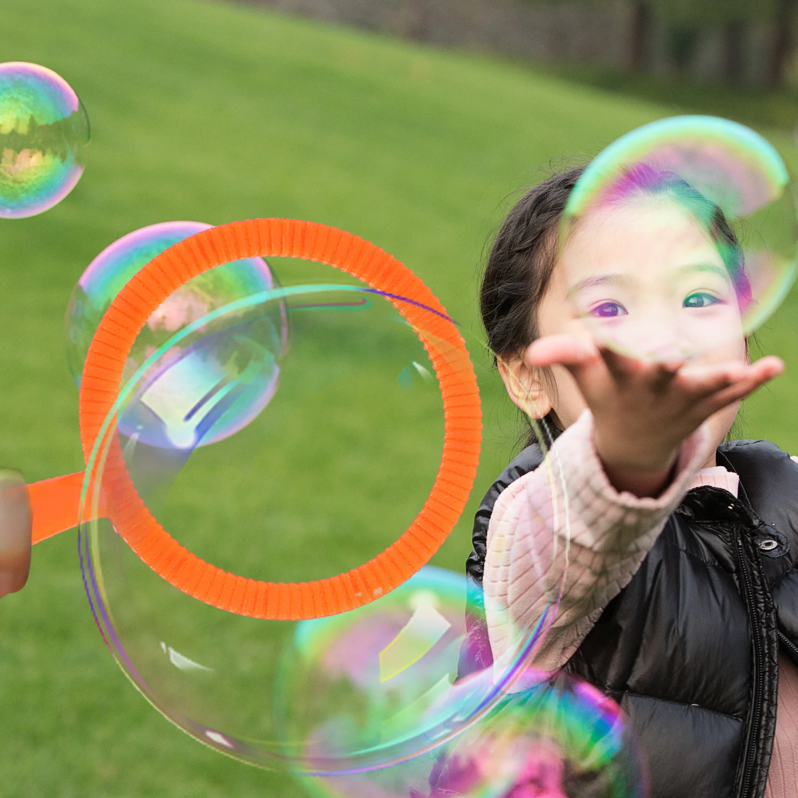 28 Pcs Bubble Tool Set Giant Bubbles Soap Wands Making Toys Blowing Maker Colorful The Child - Image 6