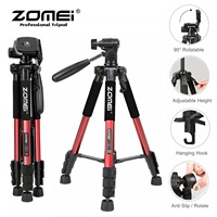 Phone Travel Zomei Tripod Aluminum Tall 55” 140CM Stand With Quick Plates Mount Pan Head For Canon Nikon DSLR SLR Digital Camera