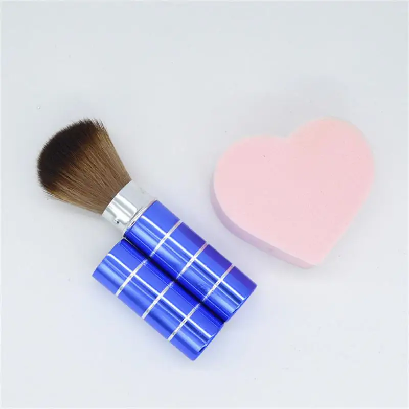 Women\'s Fashion Retractable Metal Brush Cosmetic Makeup Brushes Powder Foundation Blusher Brush Tool #Y