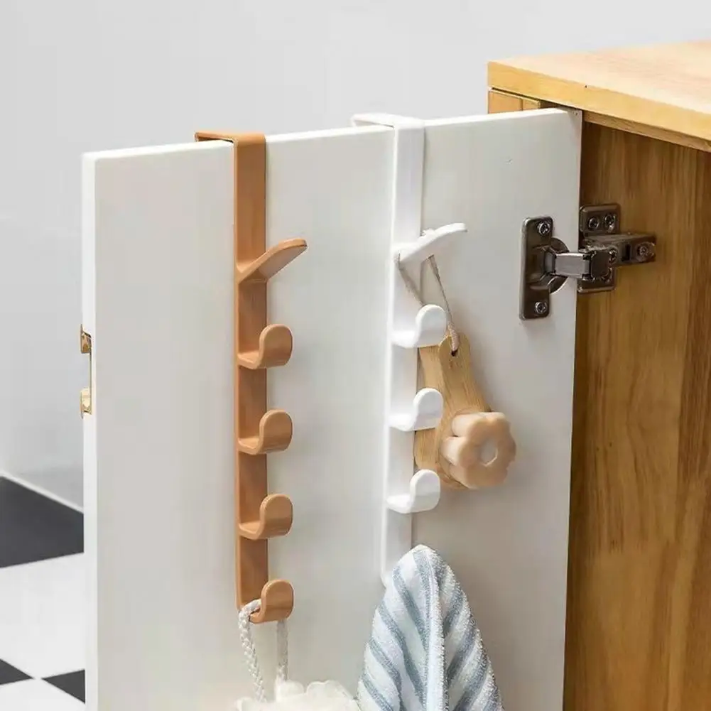 Coat Hook Decorative Strong Load-bearing Space-saving Stable Widened Cabinet Storage Minimalistic Punch-free Wall Hook For Home