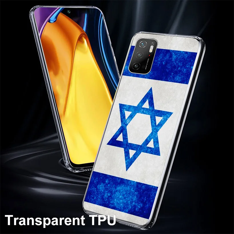 David Jewish Star Symbol Phone Case For Xiaomi Poco X6 X5 X4 X3 Nfc F5 F6 Pro F3 F2 F1 F4 Gt M5S M4 M3 M2 Soft Coque Cover X3 Nf