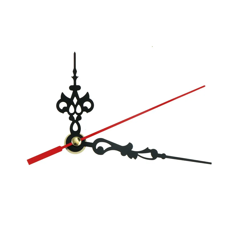 Parti del meccanismo dell\'orologio fai-da-te classico orologio da parete al quarzo nero appeso movimento dell\'orologio da parete al quarzo