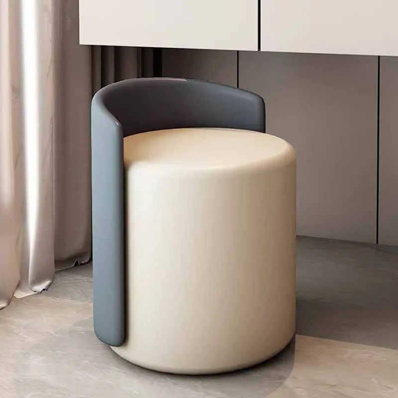 Nordic Elegant Vanity Stool Designer Arcade Stepping Hallway Pouf Ottoman Bedroom European Taburetes De Bar Home Furniture