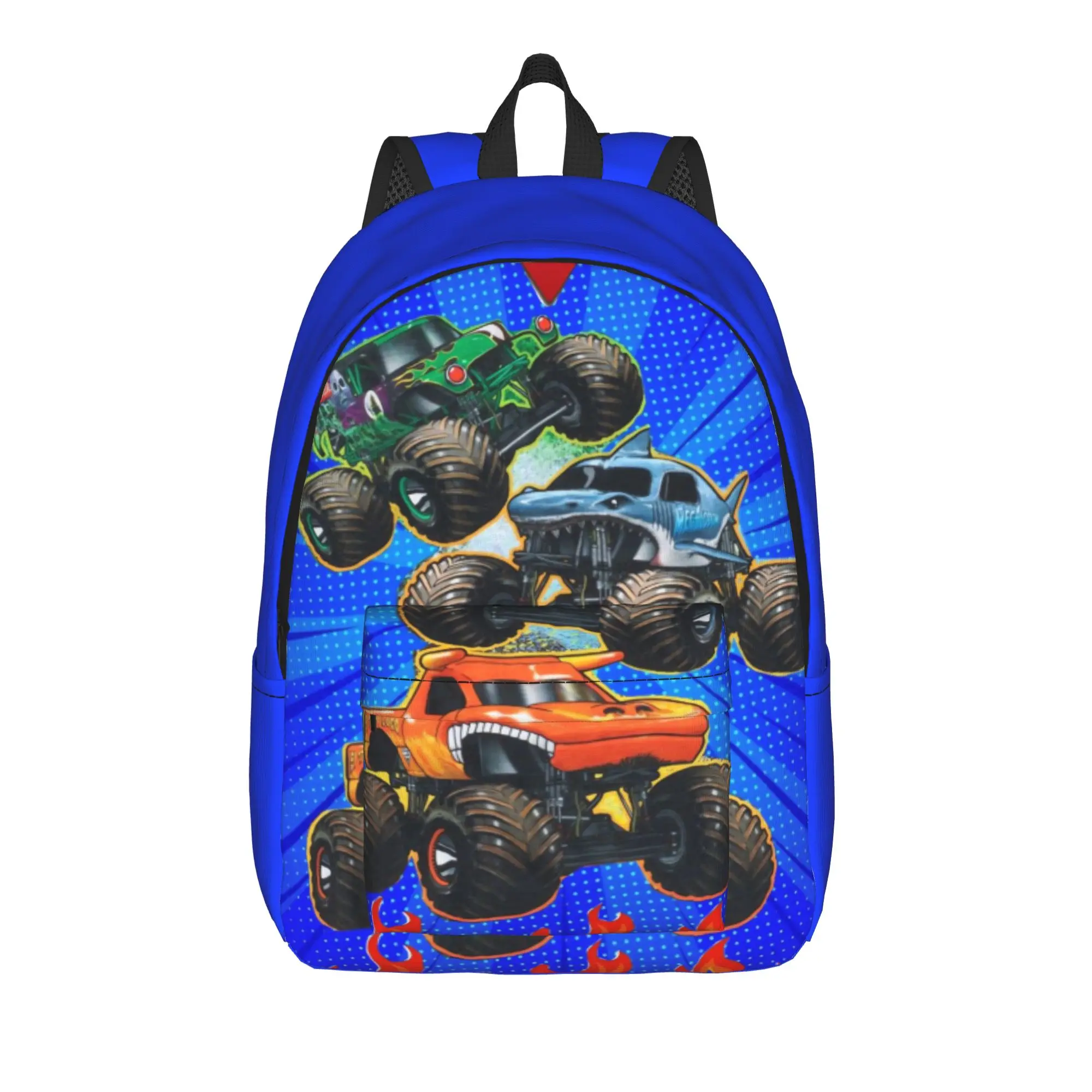 Monster Jam Backpack  Aesthetic Backpacks Male Cycling Durable High School Bags Custom Rucksack