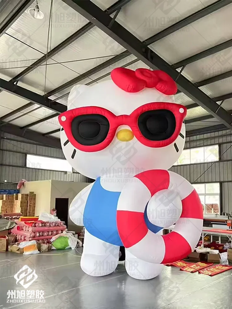 

Inflatable cats, animal-based air models, with blowers, outdoor square/shopping mall/park decoration props