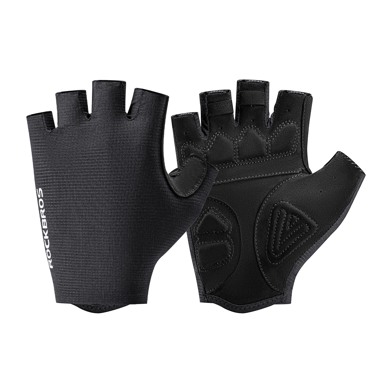 AliExpress ROCKBROS Cycling Gloves Half Finger Bicycle Gloves Breathable High Elasticity Short Finger Gloves Men Women MTB Road Bike Gloves