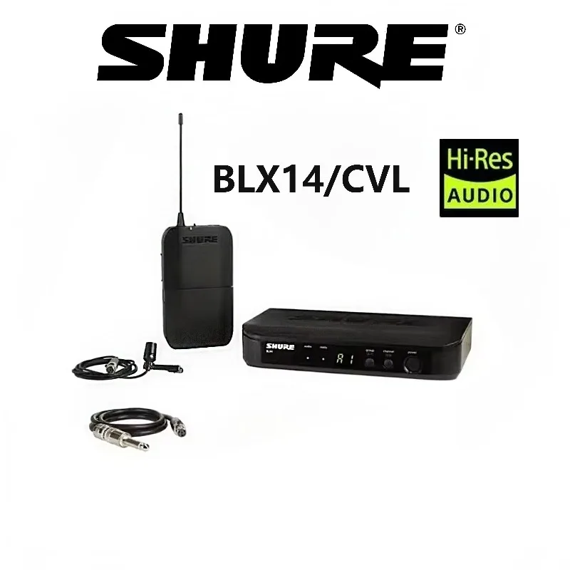 Shure BLX14/CVL Wireless System Microphone for Live Performances for Multiple Scenarios Professional Wireless Microphone