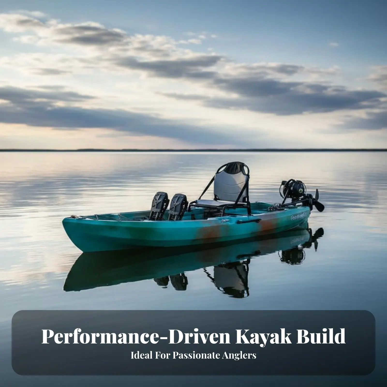 Pedal Drive Fishing Boat Foldable Inflatable Fishing Kayak Inflatable Pedal Kayak Wear-Resistant Single Person Adaptable Boat view 3