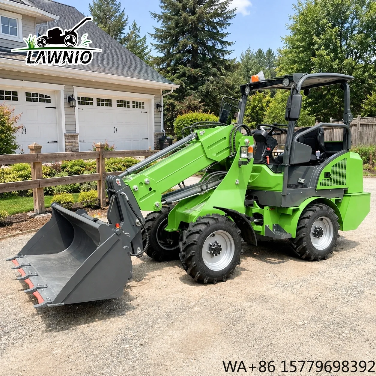 Powerful Performance Telescopic Loader  Dual Drive Motors Multi Purpose Operation for Landscaping Telescopic Arm Loader