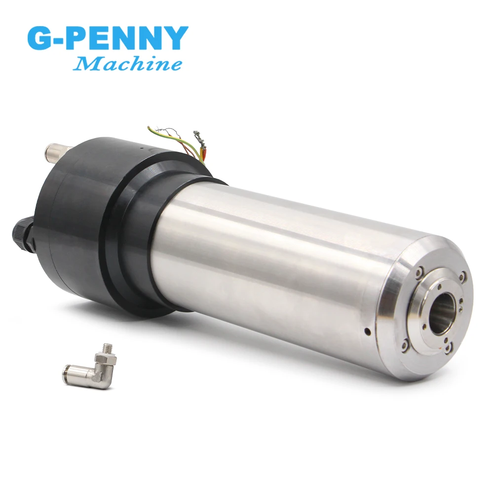 2.2kw ISO20 Water Cooled Spindle ATC Spindle Motor 220v 4 Pole 800Hz Tool Holder IS020