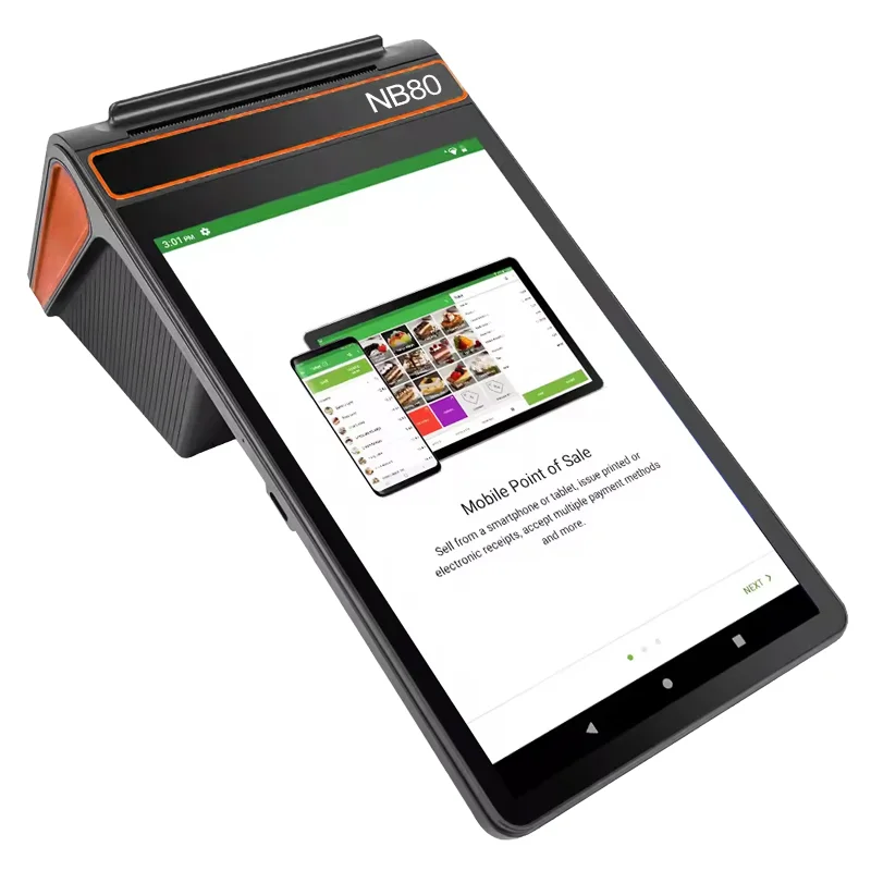 

Jepower NB80R All-in-One Android 12 POS Terminal Supermarket Touch Screen Cash Billing System Portable Pos Handheld Restaurant