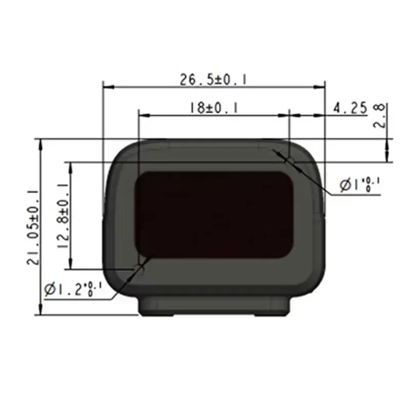 for BENEWAKE TF-NOVA Linear Spot Small Size 0.1-7m FoV 14x1 Degree Supports UART IIC and IO Communication