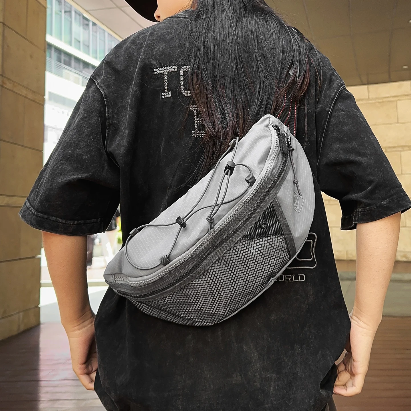 

Outdoor Sports Crossbody Bag Men's Cycling Waist Bag Women's Workwear Single oulder Bag High Aesthetic Design Sensation