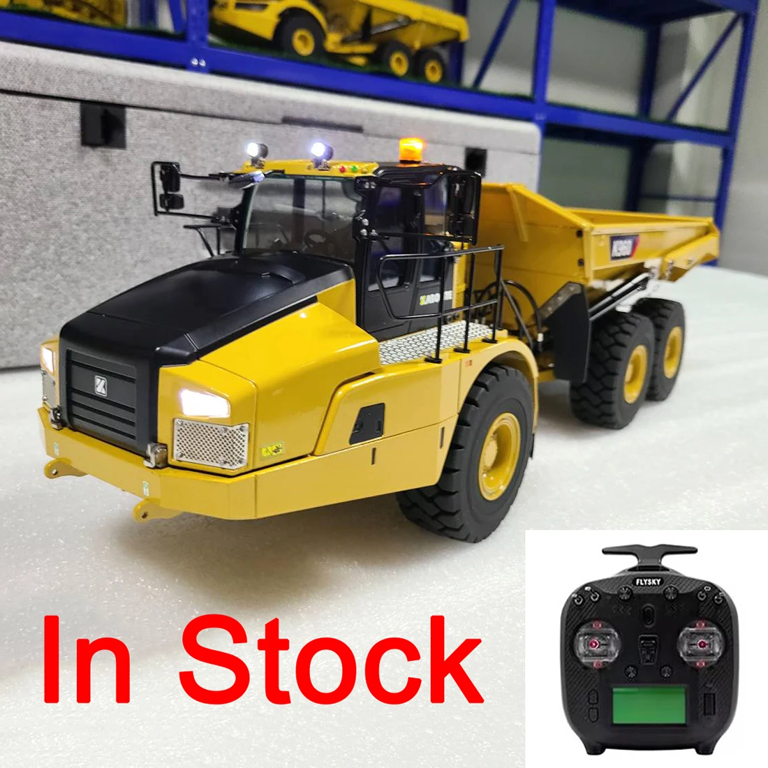 

KABOLITE K960 1/18 Hydraulic Dump Truck Metal Articulated Remote Control Vehicle Construction Machinery Model