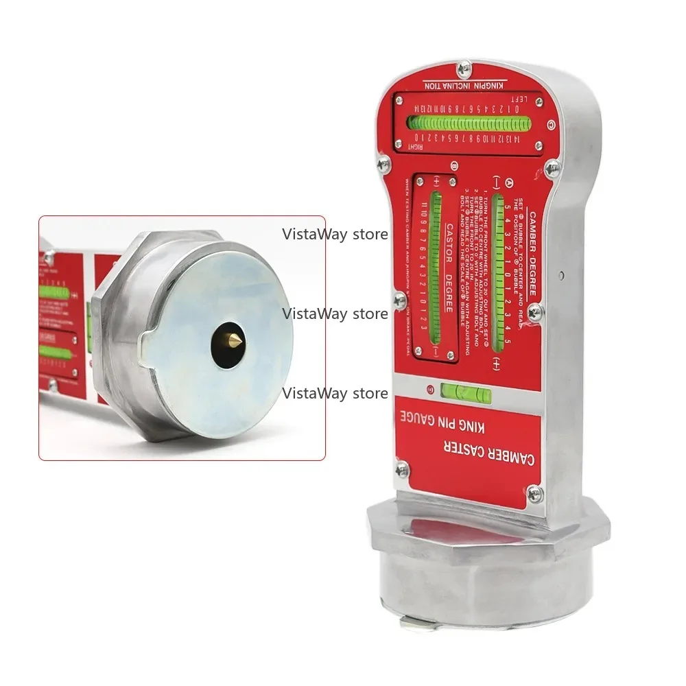 

Wheel Alignment Tool Magnetic Camber Castor Kingpin Gauge Steering Inclination Testing Tool Car Wheel Alignment Tester for Truck